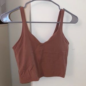 COPY - Mauve lululemon crop tank